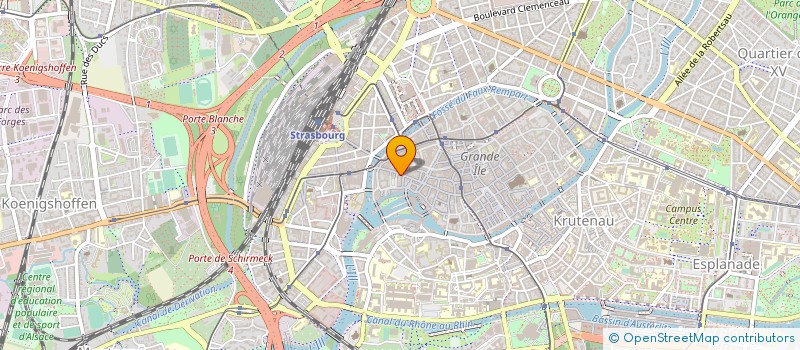 localisation de l'entreprise FFA GRAND RUE à STRASBOURG