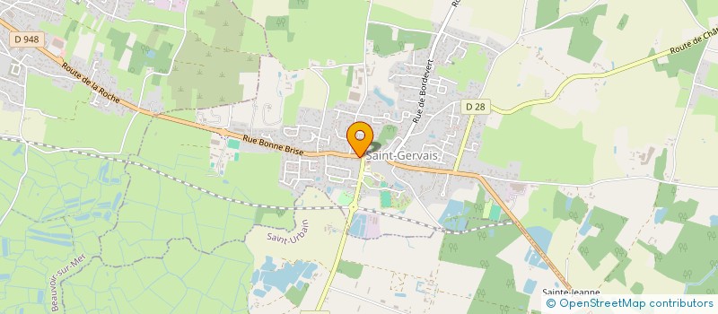 localisation de l'entreprise FFA IMMO  SAINT-GERVAIS