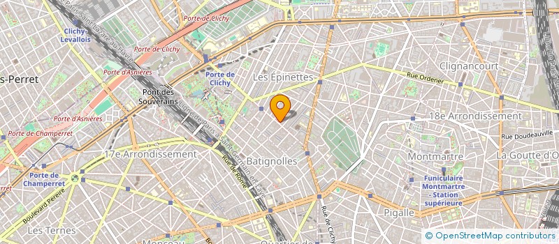 localisation de l'entreprise FFA MARTYRS  PARIS