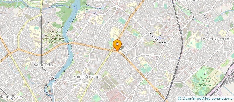 localisation de l'entreprise FFAAA LIGUE PAYS DE LOIRE AIKIDO à NANTES