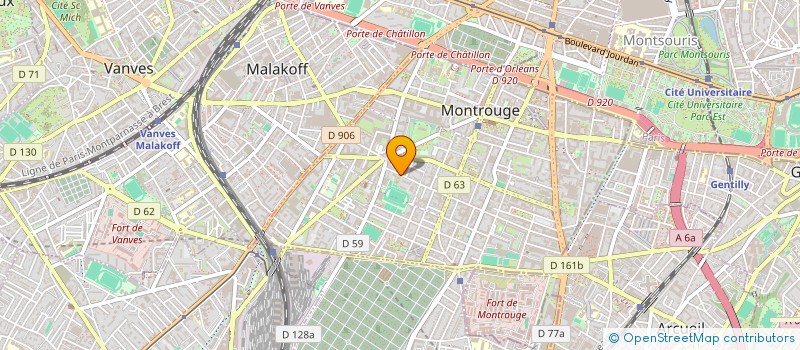 localisation de l'entreprise FFAUVE DEVELOPPEMENT  MONTROUGE