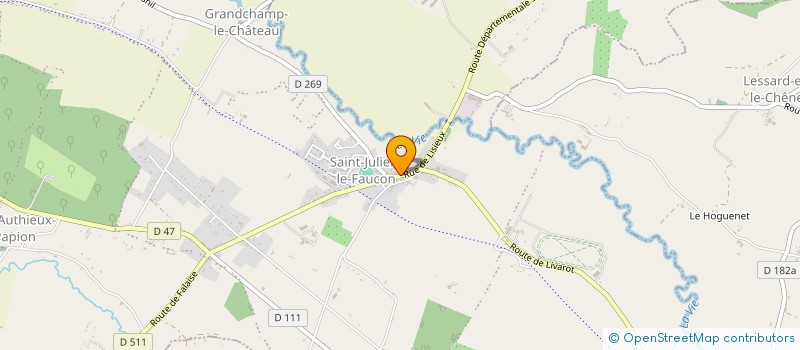 localisation de l'entreprise FFB  MEZIDON VALLEE D'AUGE