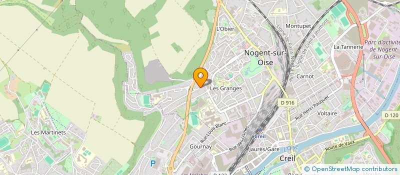 localisation de l'entreprise FFB  NOGENT-SUR-OISE