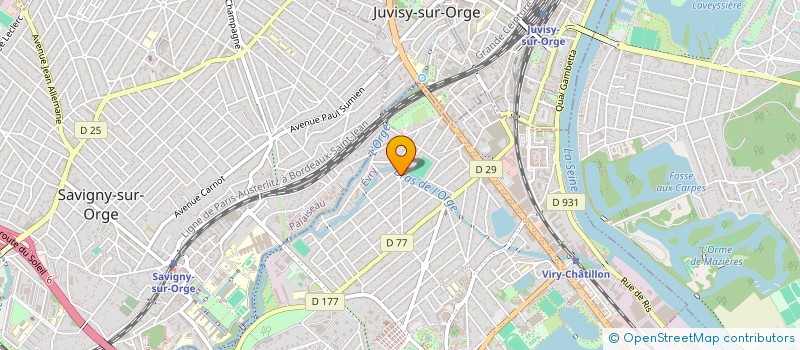 localisation de l'entreprise FFB 91 à VIRY-CHATILLON