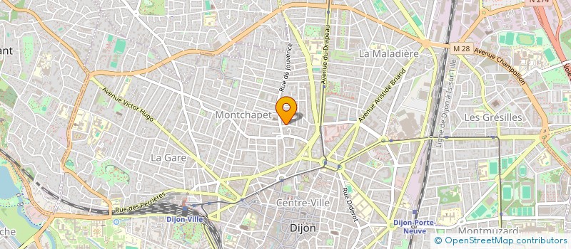 localisation de l'entreprise FFC 21 à DIJON