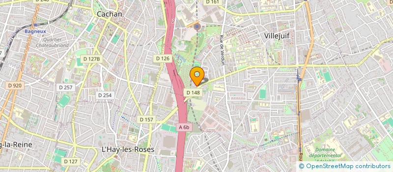 localisation de l'entreprise FFC à VILLEJUIF