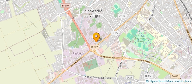 localisation de l'entreprise FFC à SAINT-ANDRE-LES-VERGERS