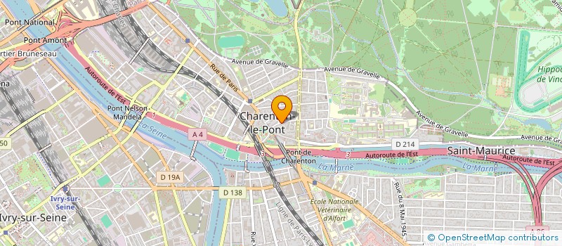 localisation de l'entreprise FFC  CHARENTON-LE-PONT