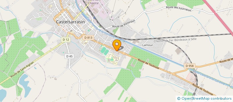 localisation de l'entreprise FFC à CASTELSARRASIN