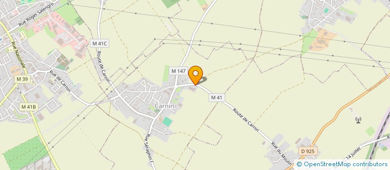 localisation de l'entreprise FFC CHAUFFAGE ISOLATION à CARNIN