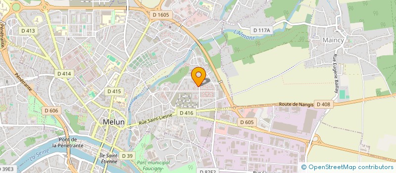 localisation de l'entreprise FFCPGV COMITE DEPARTEMENT SEINE ET MARNE à MELUN