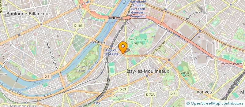 localisation de l'entreprise FFCW à ISSY-LES-MOULINEAUX