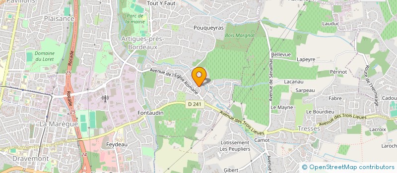localisation de l'entreprise FFD FONDS DE DOTATION ZAHRA à ARTIGUES-PRES-BORDEAUX