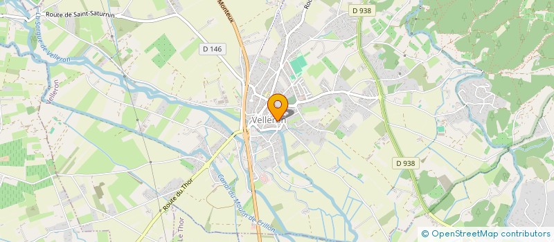 localisation de l'entreprise FFDB  VELLERON