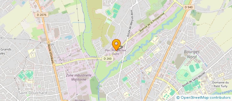 localisation de l'entreprise FFDM TIVOLY  BOURGES
