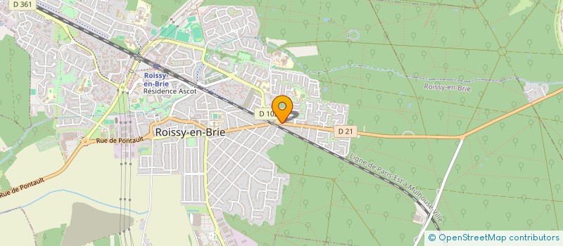 localisation de l'entreprise FFDV  OZOIR-LA-FERRIERE