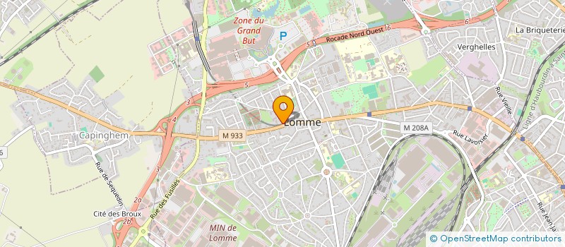 localisation de l'entreprise FFF à LILLE