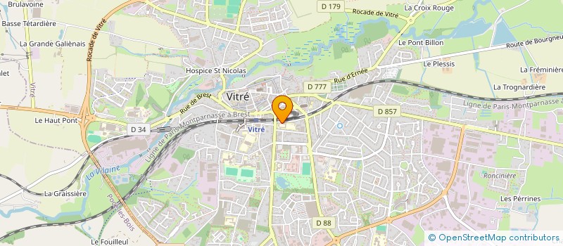 localisation de l'entreprise FFF BRASS BAND  VITRE