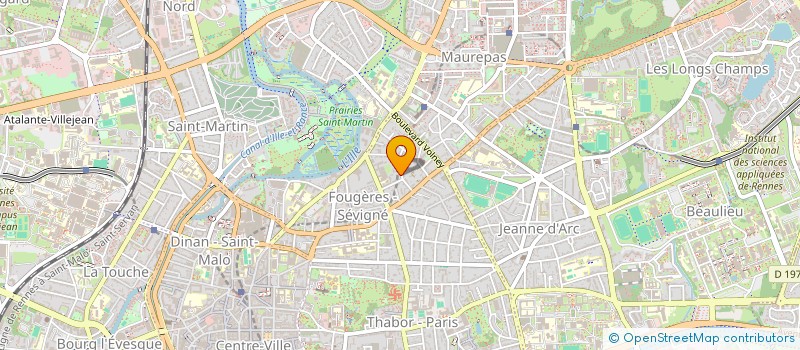 localisation de l'entreprise FFFAW INVEST  RENNES