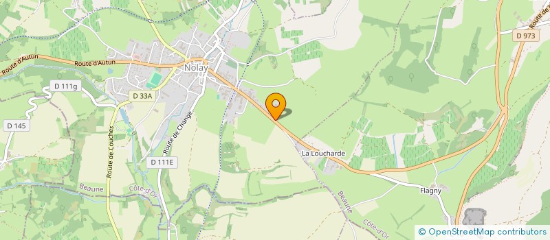 localisation de l'entreprise FFGP à NOLAY