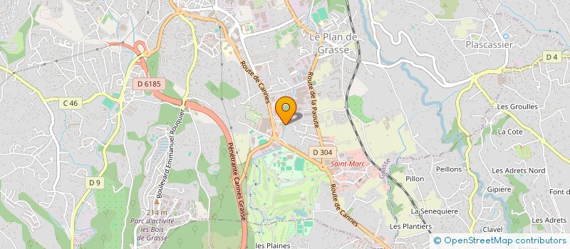 localisation de l'entreprise FFH INVEST  GRASSE