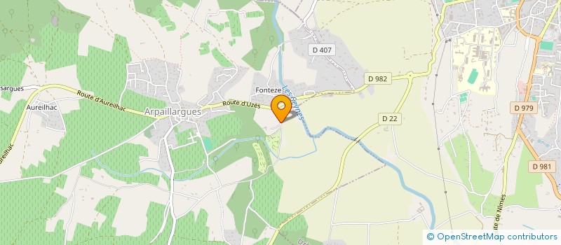 localisation de l'entreprise FFI  ARPAILLARGUES-ET-AUREILLAC