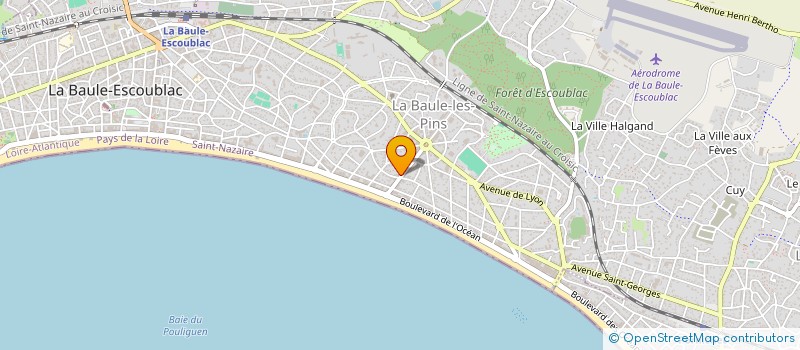 localisation de l'entreprise FFIP LA BAULE ATLANTIQUE à LA BAULE-ESCOUBLAC
