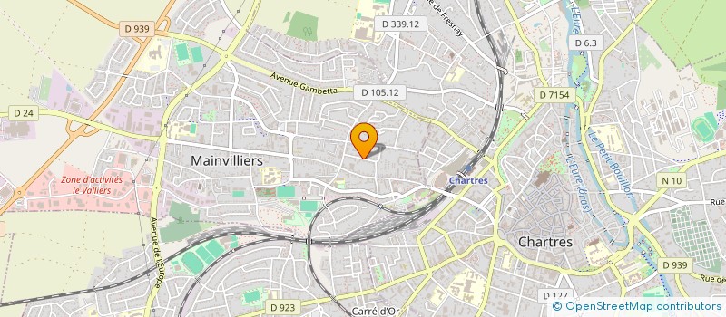 localisation de l'entreprise FFKC FIGHT FITNESS KARATE CLUB MAINVILLIERS à MAINVILLIERS