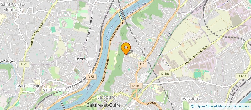 localisation de l'entreprise FFL à CALUIRE-ET-CUIRE