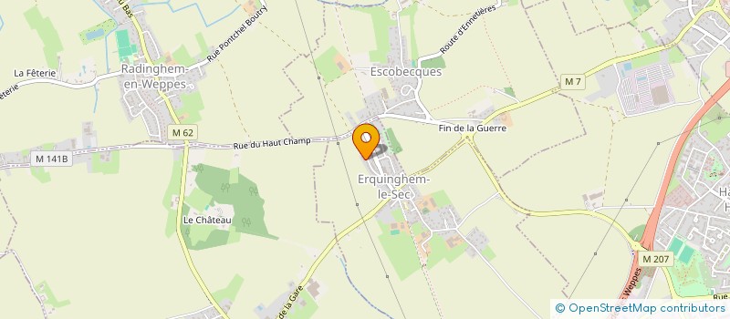 localisation de l'entreprise FFLCI  ERQUINGHEM-LE-SEC