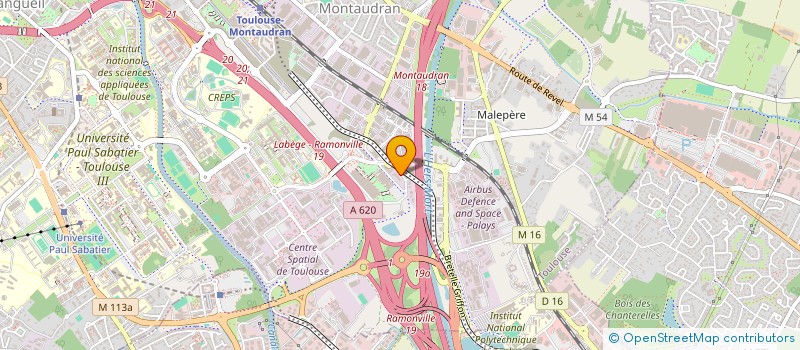 localisation de l'entreprise FFLY4U à TOULOUSE