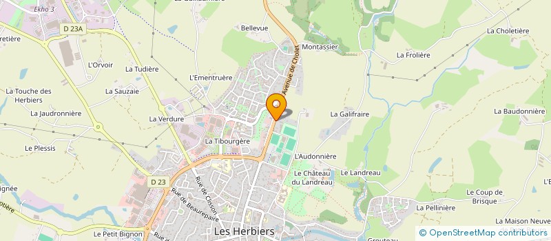 localisation de l'entreprise FFM à LES HERBIERS