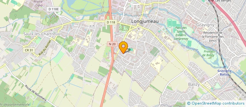 localisation de l'entreprise FFM DESIGN CONSTRUCTION à LONGJUMEAU