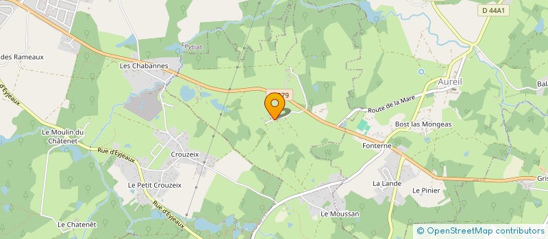 localisation de l'entreprise FFMA à EYJEAUX