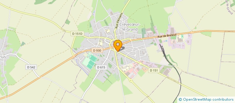 localisation de l'entreprise FFN - COMITE DEPARTEMENTAL DE L'OISE  CREVECUR-LE-GRAND