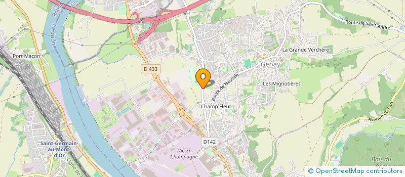 localisation de l'entreprise FFO  GENAY