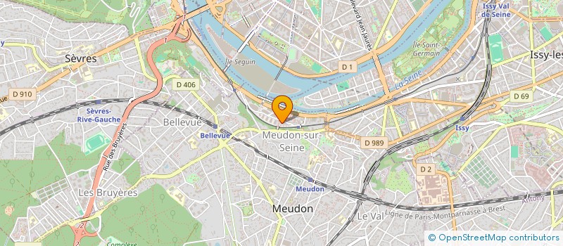 localisation de l'entreprise FFOF à MEUDON
