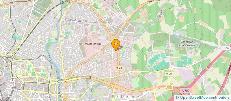 localisation de l'entreprise FFP à MONTPELLIER