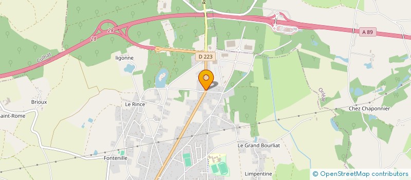 localisation de l'entreprise FFP  LEZOUX