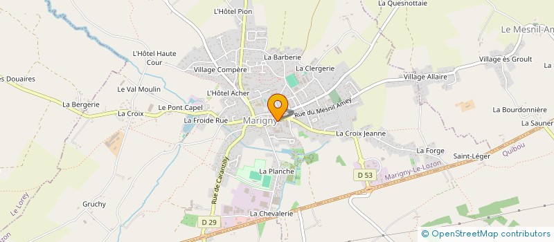 localisation de l'entreprise FFP MARIGNY  MARIGNY-LE-LOZON