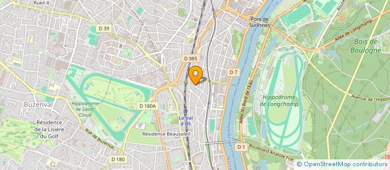 localisation de l'entreprise FFPARIS à SAINT-CLOUD