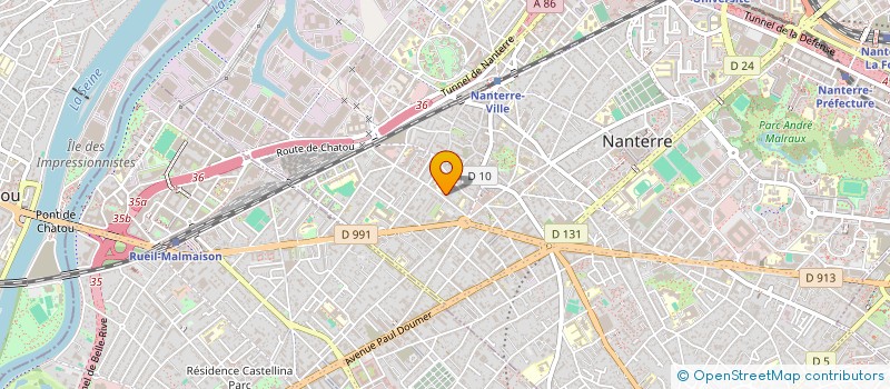 localisation de l'entreprise FFPJ  NANTERRE