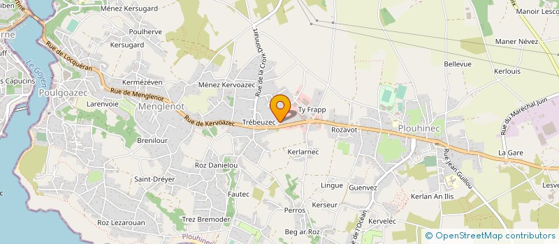 localisation de l'entreprise FFPR à PLOUHINEC