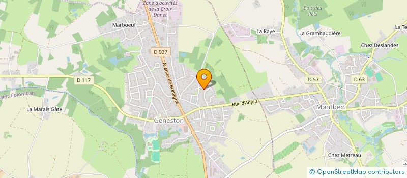 localisation de l'entreprise FFR  GENESTON