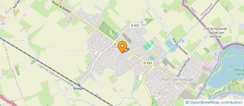 localisation de l'entreprise FFSD  NIEPPE