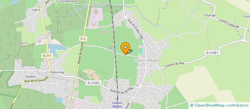 localisation de l'entreprise FFSM  LUDON-MEDOC