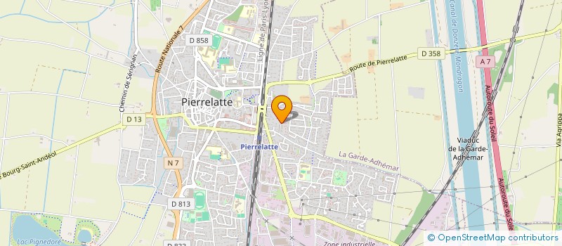 localisation de l'entreprise FFT MULLER  PIERRELATTE