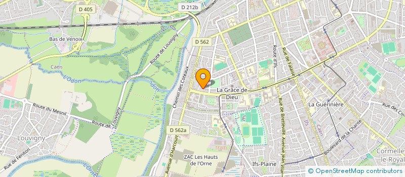 localisation de l'entreprise FFTB LIGUE DE BASSE NORMANDIE à CAEN