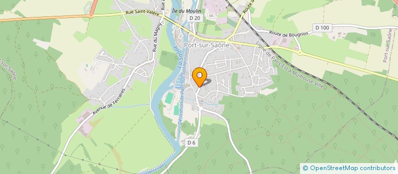 localisation de l'entreprise FFTB LIGUE DE FRANCHE COMTE  PORT-SUR-SAONE