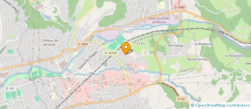 localisation de l'entreprise FG 19 RENOVATION  MALEMORT